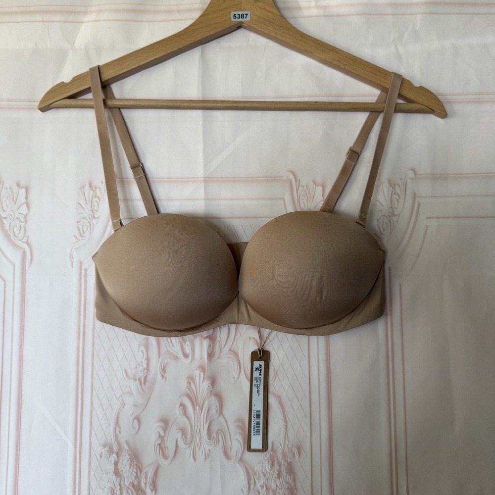 Skims Ultimate Push Up Strapless Bra In Clay Size 32C NWT $64